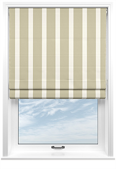 The British Stripe Co. Henry, Dover No.1 - Twist&Fit Roman Blind